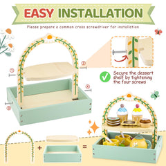 Airlab tea set assembly image shows quick setup for tea parties.