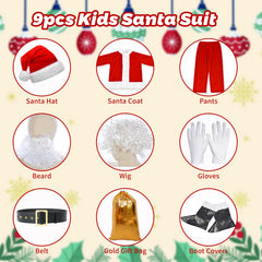 aisacsop Kids Santa pants offering a comfortable fit for all-day wear.