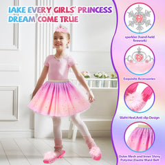AISAMLIN non-slip princess shoes for safe indoor dress up
