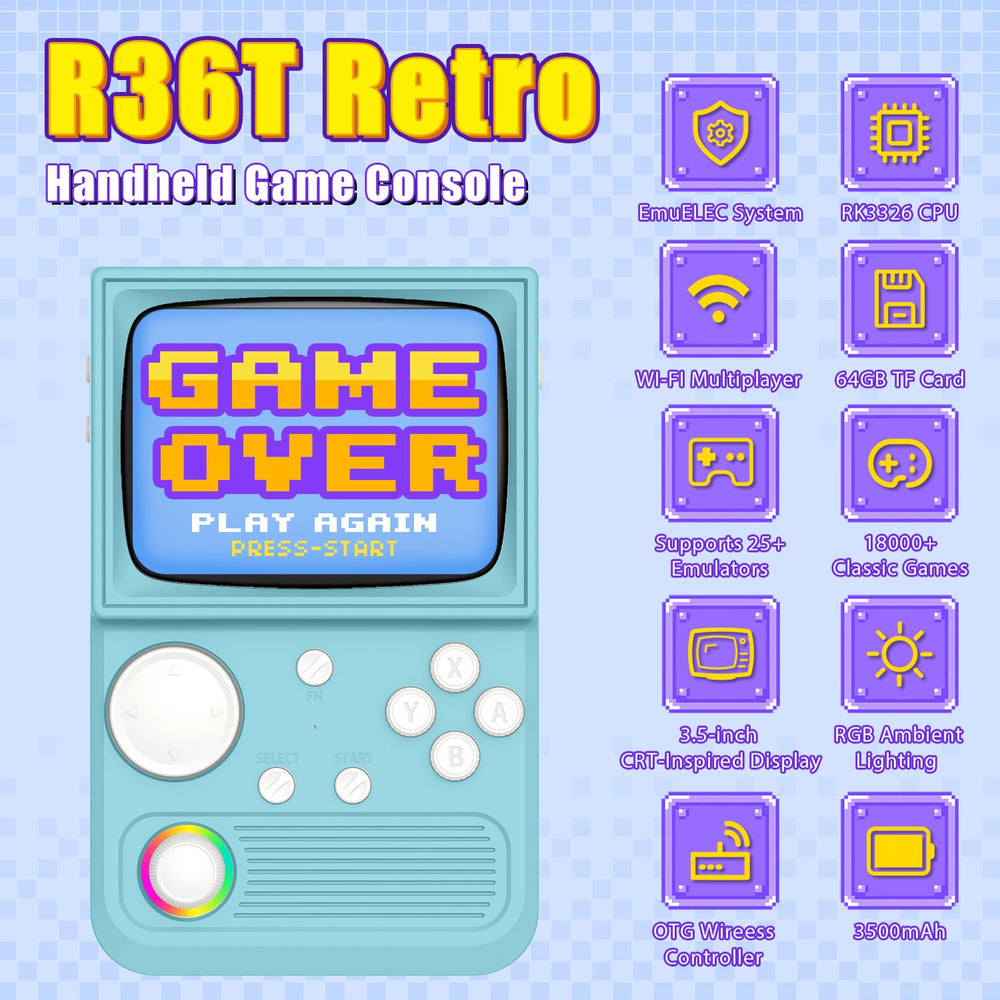 AISLPC R36T 3.5 inch IPS screen for crisp retro visuals