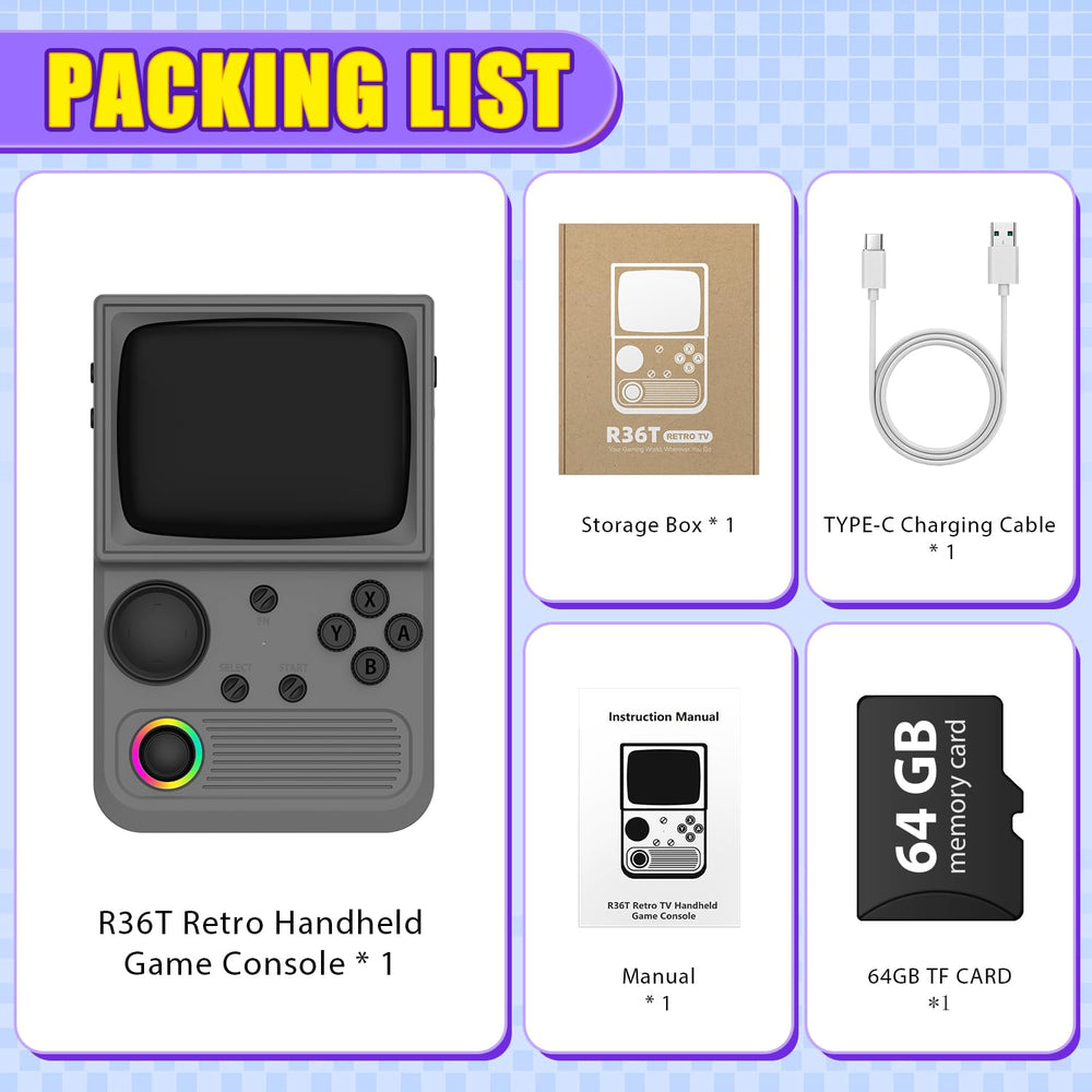 AISLPC R36T 3500mAh battery supports long gameplay on the go.