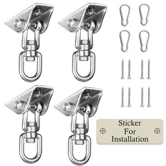 Aisto heavy-duty swing hangers in a 2-pack for sturdy outdoor setups.