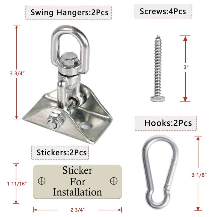 Aisto stainless steel hanger 2000-lb capacity highlights heavy-duty performance for demanding setups.