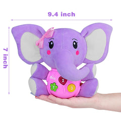 Aitbay elephant toy sized seven inches, easy for babies to grasp