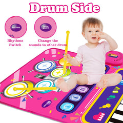 Aitbay musical mat supports parent-child interaction during play.