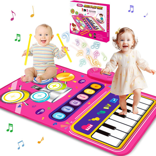 Aitbay piano mat keyboard invites early musical exploration.