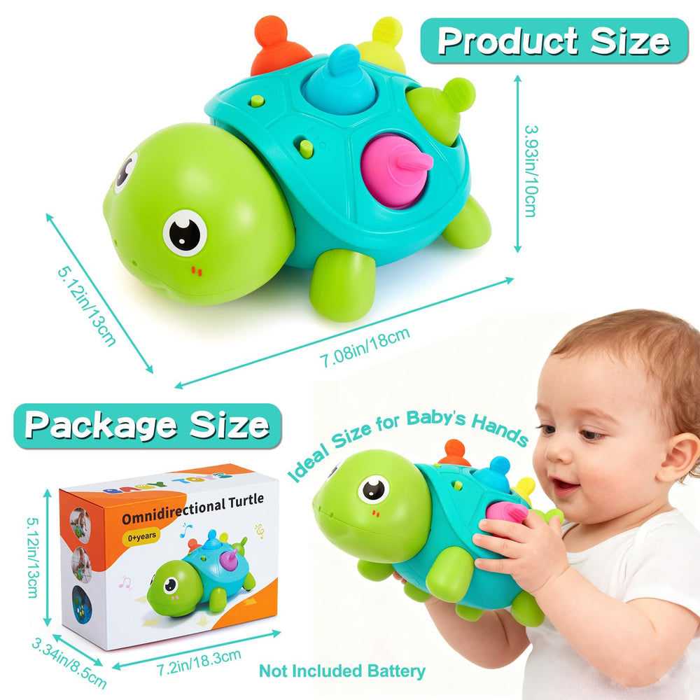 AiTuiTui turtle gift-ready packaging makes a thoughtful baby shower gift.