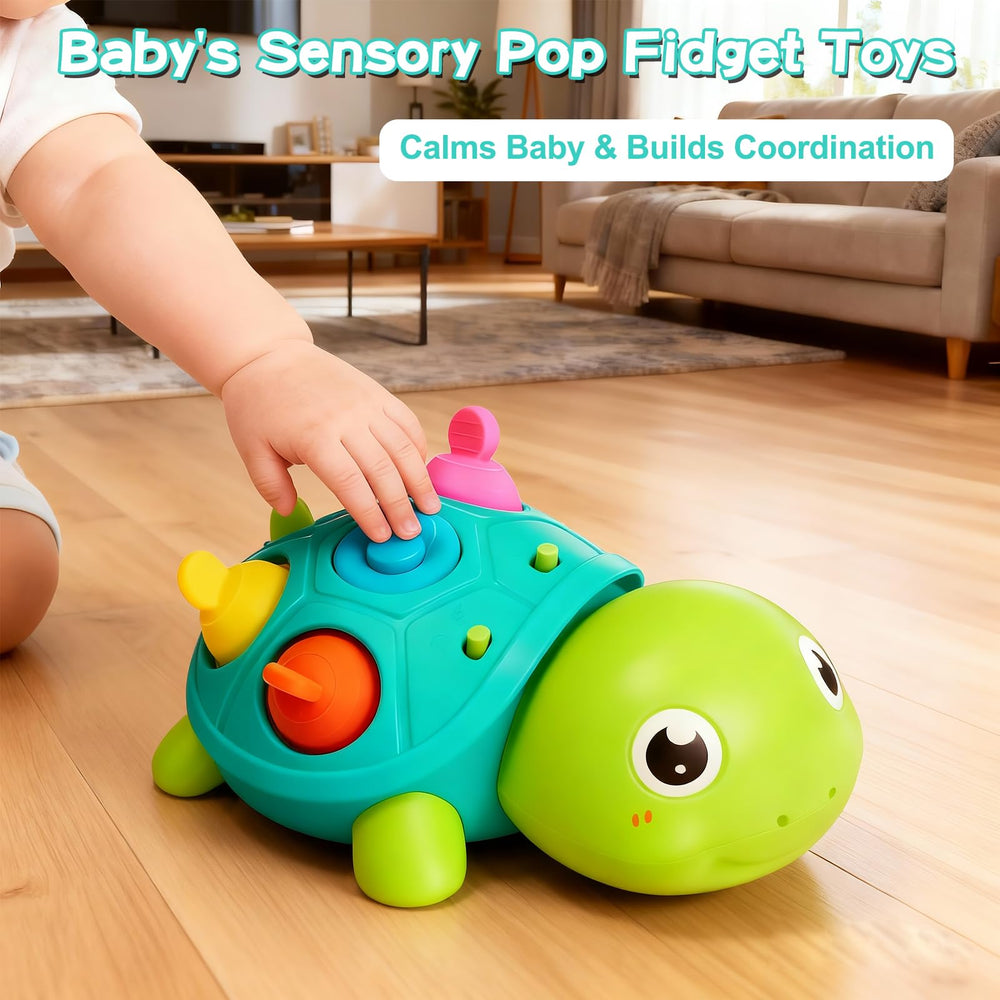 AiTuiTui turtle uses BPA-free ABS for safe, chew-friendly play.