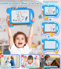 AiTuiTui dinosaur doodle board eraser slides smoothly for quick resets