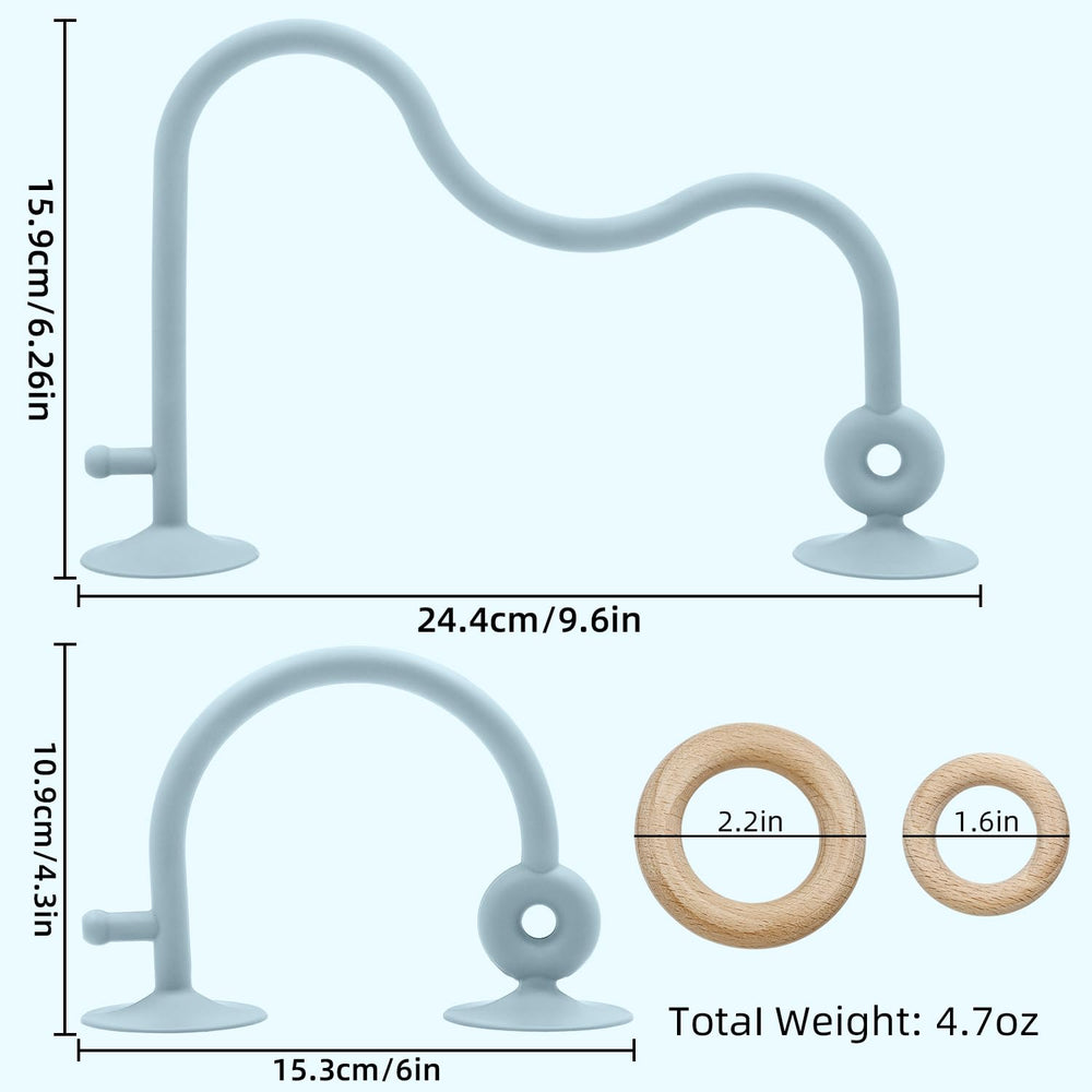 AiTuiTui easy-clean silicone parts with wipe-ready oak loop