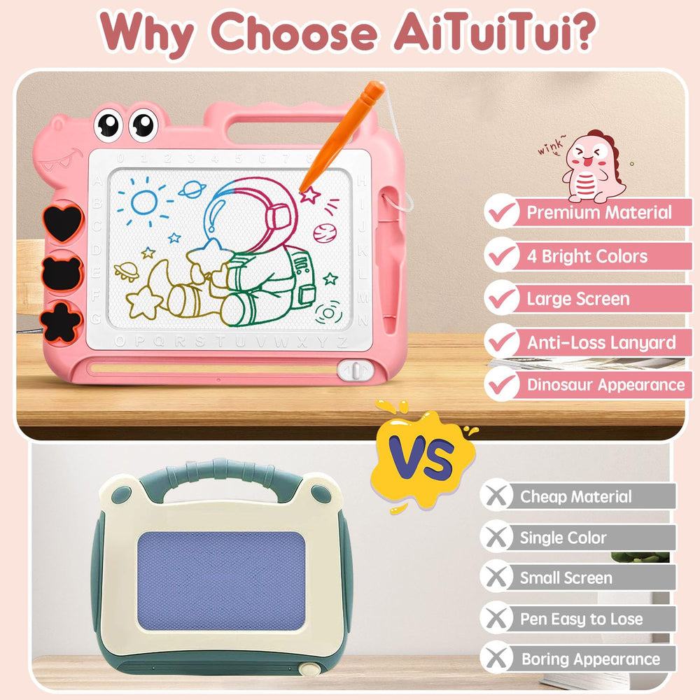 AiTuiTui dinosaur-inspired design delights young artists.