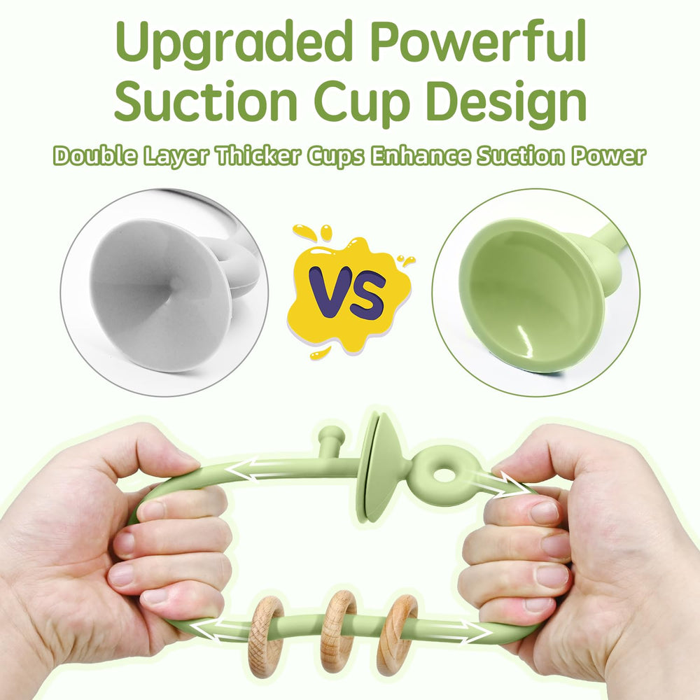 AiTuiTui roller-coaster action engages baby during meals.