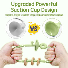 AiTuiTui roller-coaster action engages baby during meals.