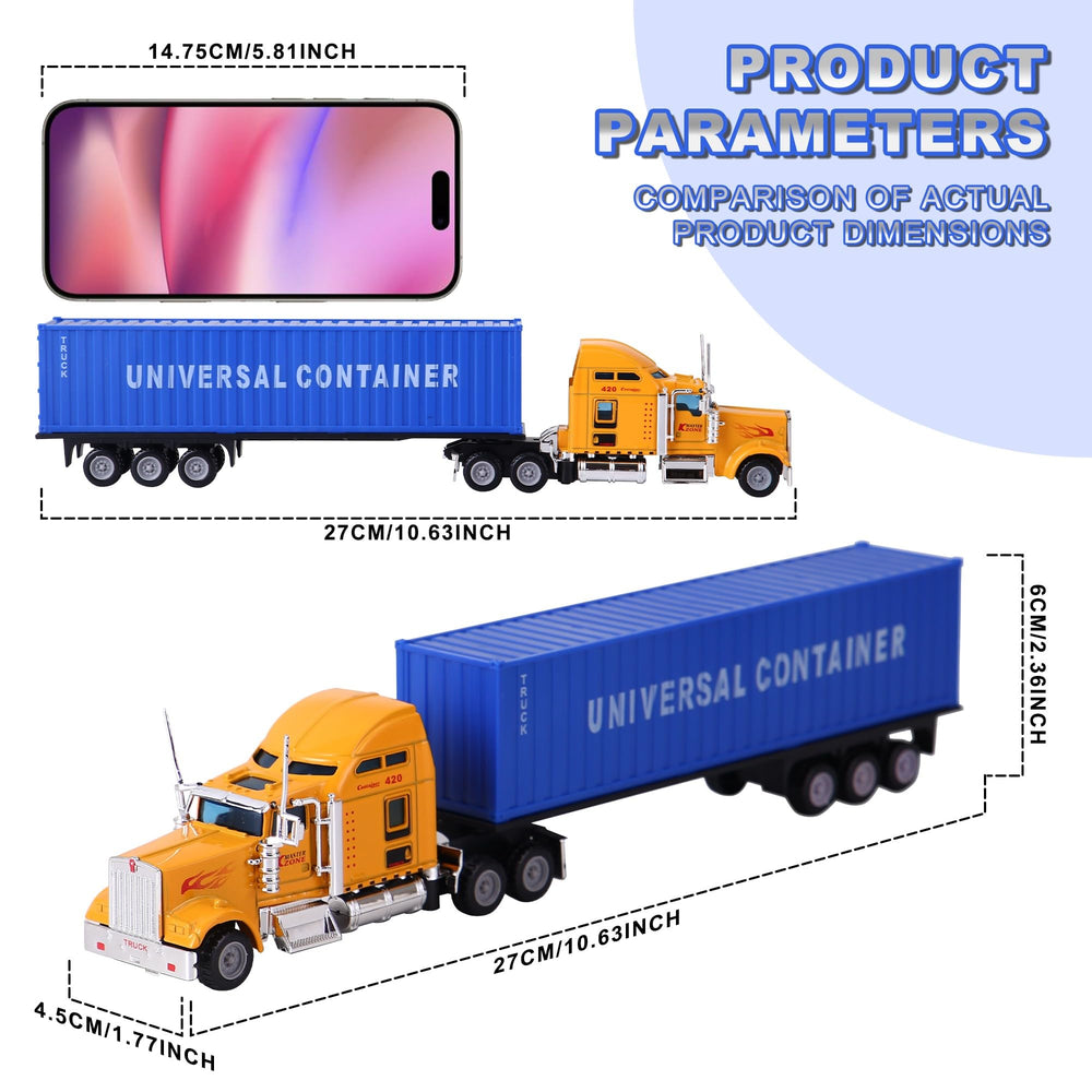 AIUAZA 1/65 ABS container, high-quality materials for safe, imaginative play.