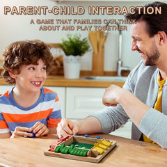 Kids and adults enjoying AIUAZA Shut the Box in a casual session