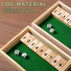 AIUAZA Shut The Box packaging ready for gifting occasions.