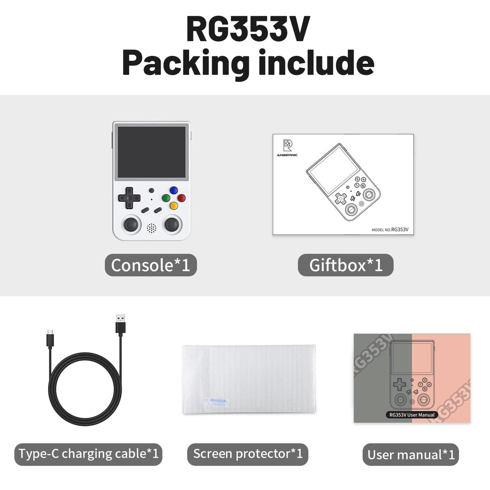 Aivuidbs RG353V battery life and display promise hours of gameplay.