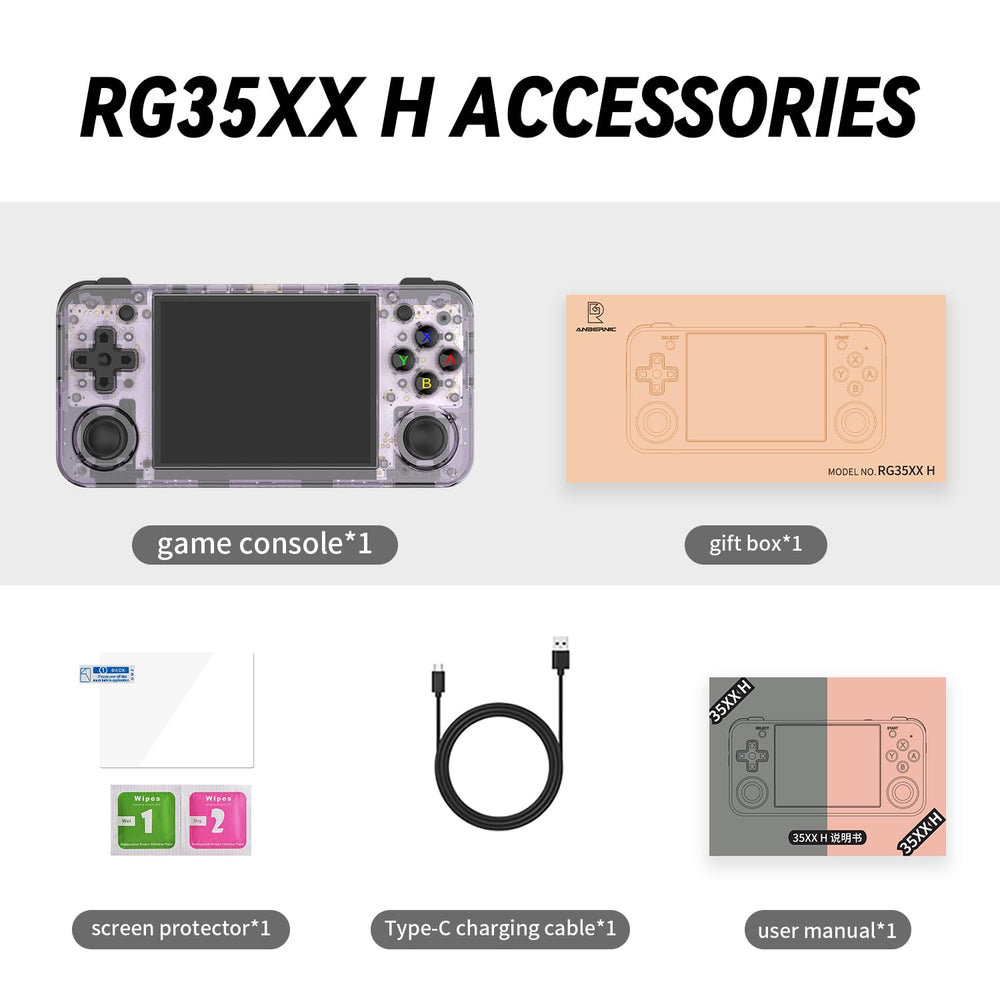 Aivuidbs RG35XXH purple preloaded games save time and variety