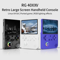 Aivuidbs RG40XX V handheld side view showing slim travel-ready profile
