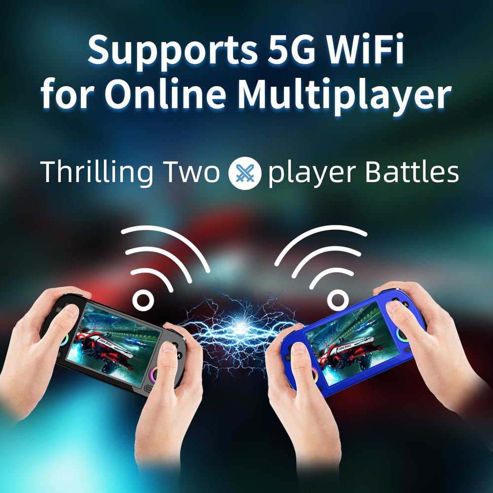 HDMI and TV output for larger-screen gaming experiences with the RG40XXH.
