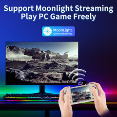Aivuidbs RG40XX H HDMI output supports TV connection for larger screens.