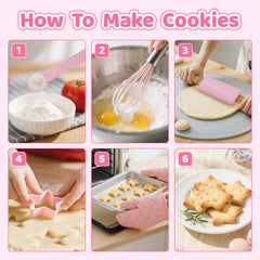 Aixmeet cake decorating tools 14-piece kit for creative treats