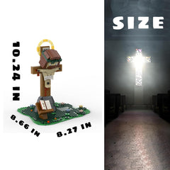 AIYIMUSIDEEN Jesus Building Blocks Easter accessories bring playful seasonal charm to any shelf.