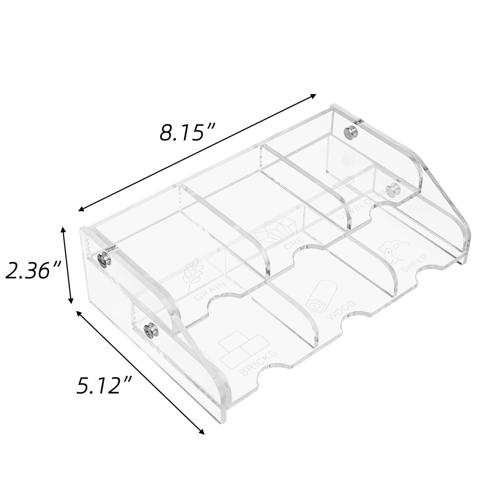 Aizesuro portable card tray used across table surfaces during game night