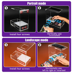 Aizesuro transparent holder distributes light evenly to improve scan readability.