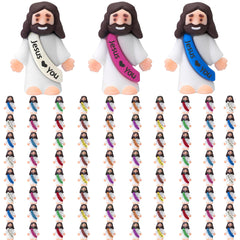 ajabavbd Little Jesus Figures for tabletop display and gentle playtime decor.