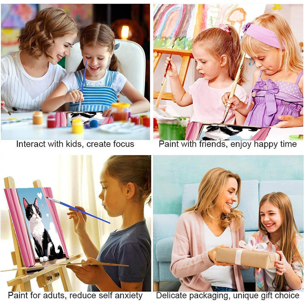 Ajepon acrylic paints are waterproof and fade-free when dry.
