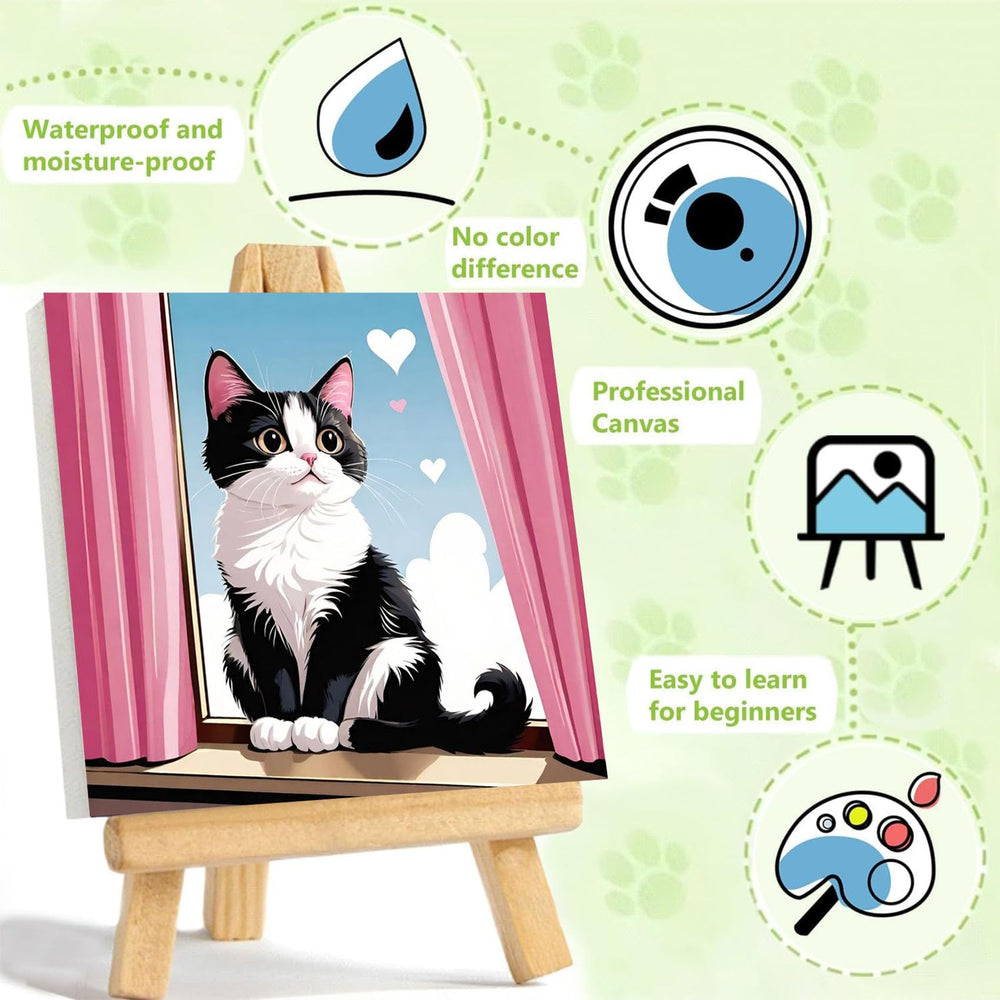 Ajepon paint by numbers colors set delivers vibrant durable pigments.