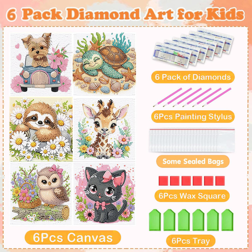 Ajepon turtle diamond art kit: engaging activity for fine motor skills.