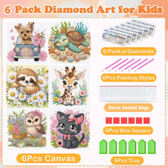 Ajepon turtle diamond art kit: engaging activity for fine motor skills.