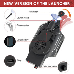 AJJKKA Spider Web Shooters realistic web cable extended up to 8 feet for dynamic fun.