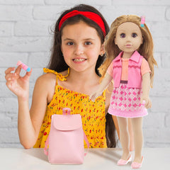 AK KYC 18-inch doll playset doll featuring movable joints for posing