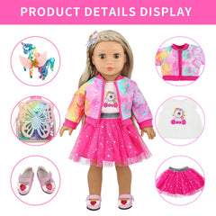 AK KYC 18-inch doll skirt for mix-and-match looks