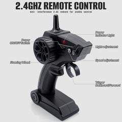 Aka Supaku RC drift car dual-battery setup extends playtime.