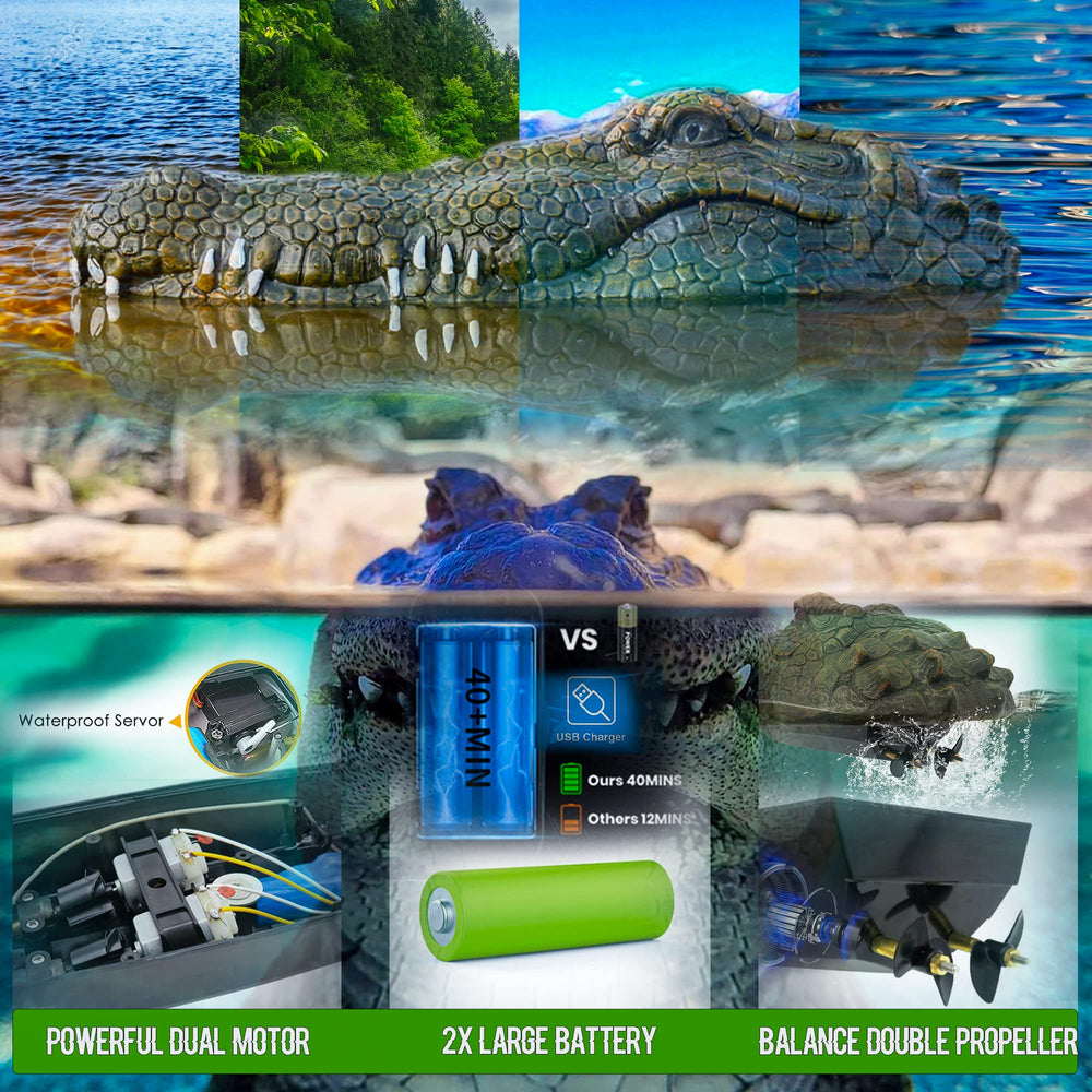 Akargol 2.4GHz remote control boat glides with precise steering over pool waves