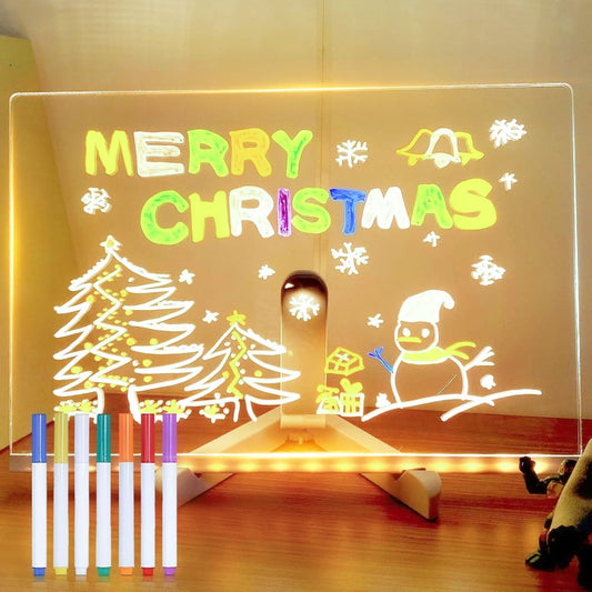 Akeuihat Cosmody LED note board with colors for vibrant reminders and messages.
