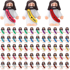 AKFAHOIF 60pcs Little Jesus figures in a multicolor pack for Easter play and gifts