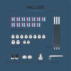 AKUTAIN Fidget Pen writing surface delivers smooth, comfortable everyday use.