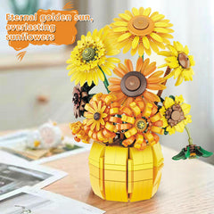 Van Gogh-inspired sunflowers by AKWME add a museum-like focal point