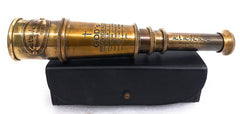 ALADEAN Brass Spyglass delivers brilliant magnification for outdoor viewing and exploration.