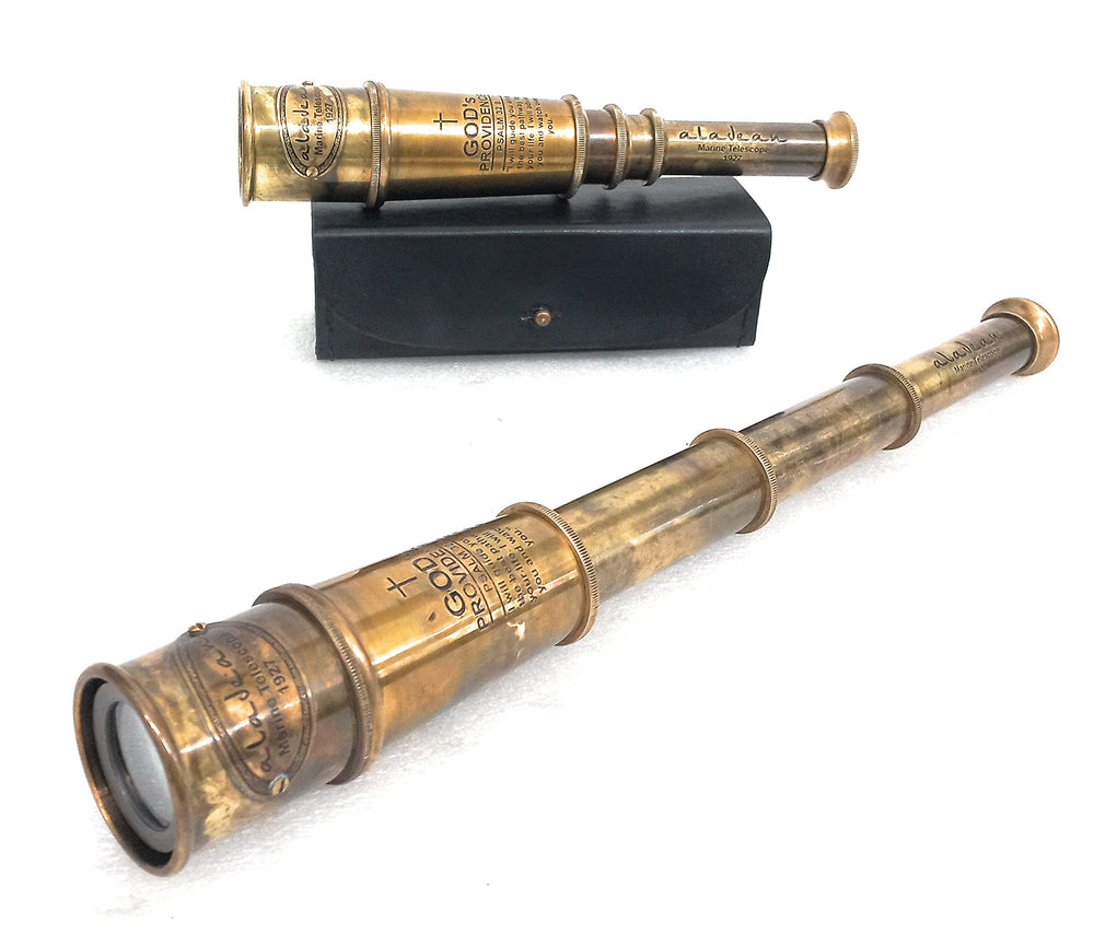 ALADEAN Spyglass with detailed markings supports navigation-inspired play and display.