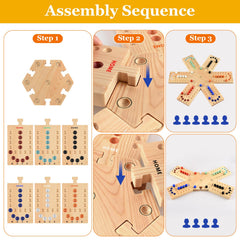 ALANGDUO includes-12-dice for smoother game play and fair turns