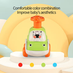 ALASOU animal car set with bright colors boosts color recognition.