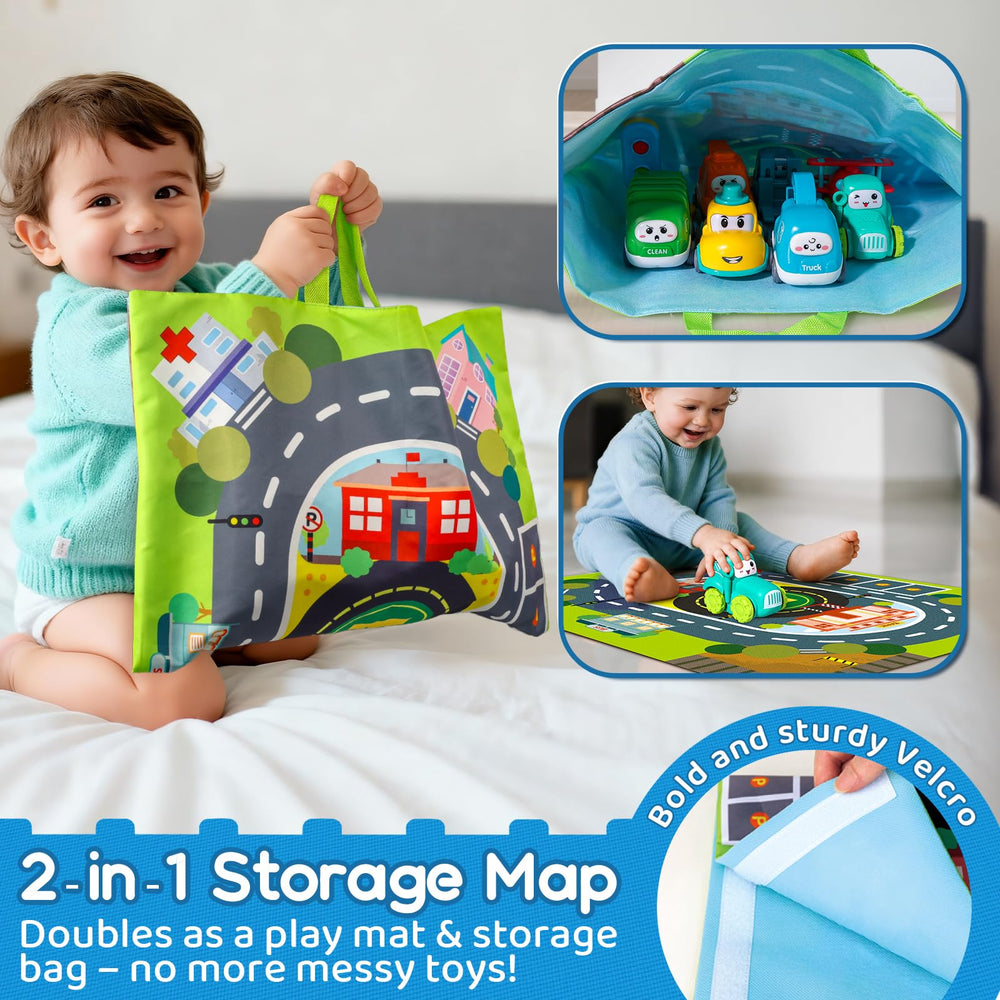 ALASOU Push-Pull Cars support early motor skills during play.
