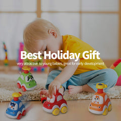 ALASOU cat car toy offers safe, smooth edges for tiny hands.