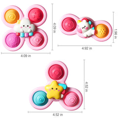 ALASOU colorful spinner set display with bright colors
